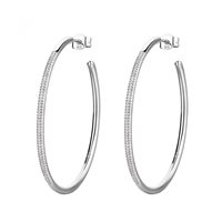 Orecchini Rosato Donna Bianca in Argento RZBI48